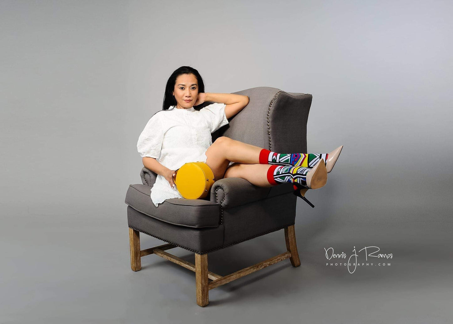 Bold Red and White Ndebele Fusion - SMC Collection