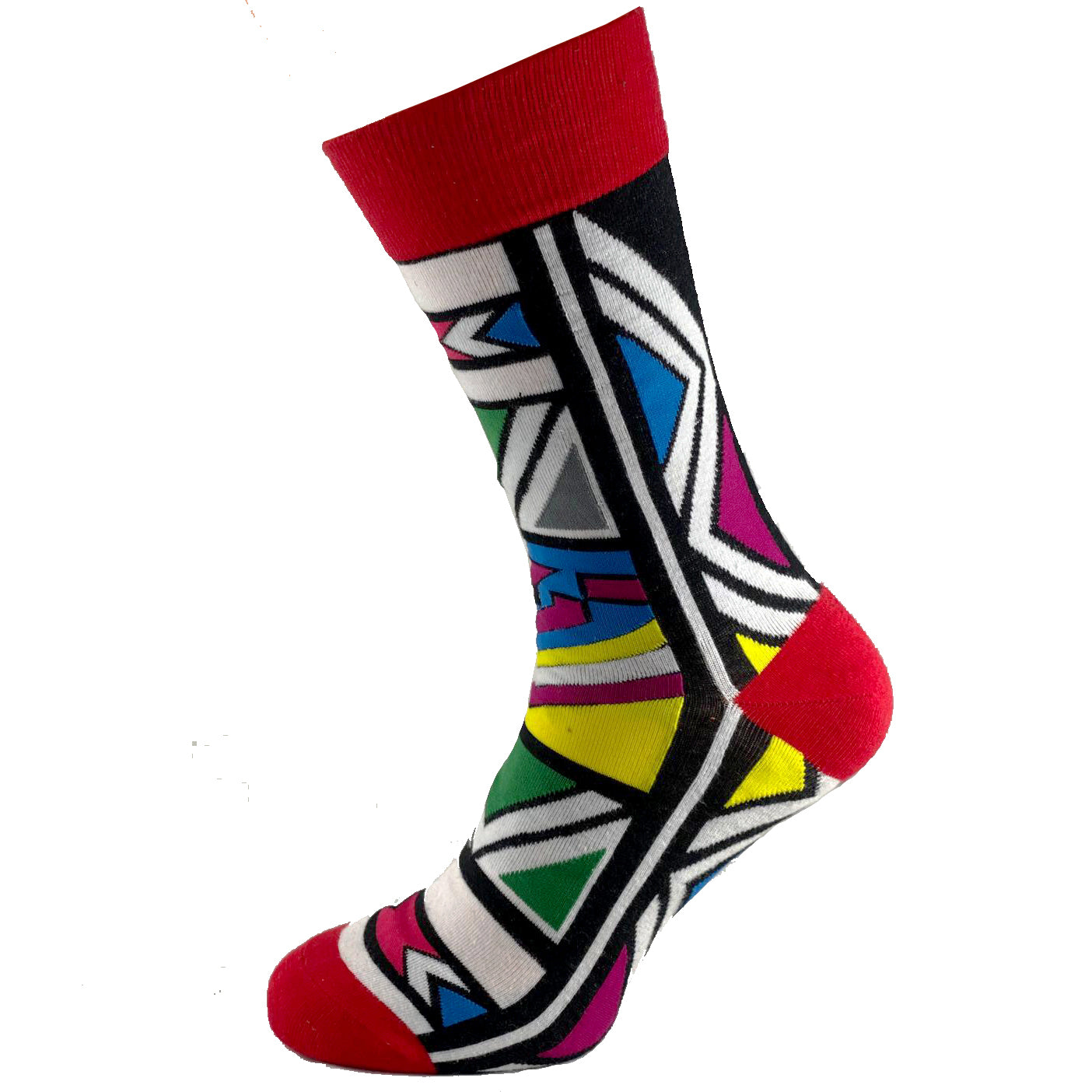 Bold Red and White Ndebele Fusion - SMC Collection